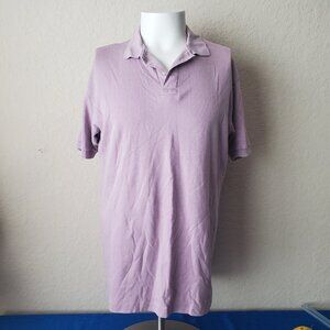XL VTG Lord Jeff 100% fine cotton Lavender Polo Shirt